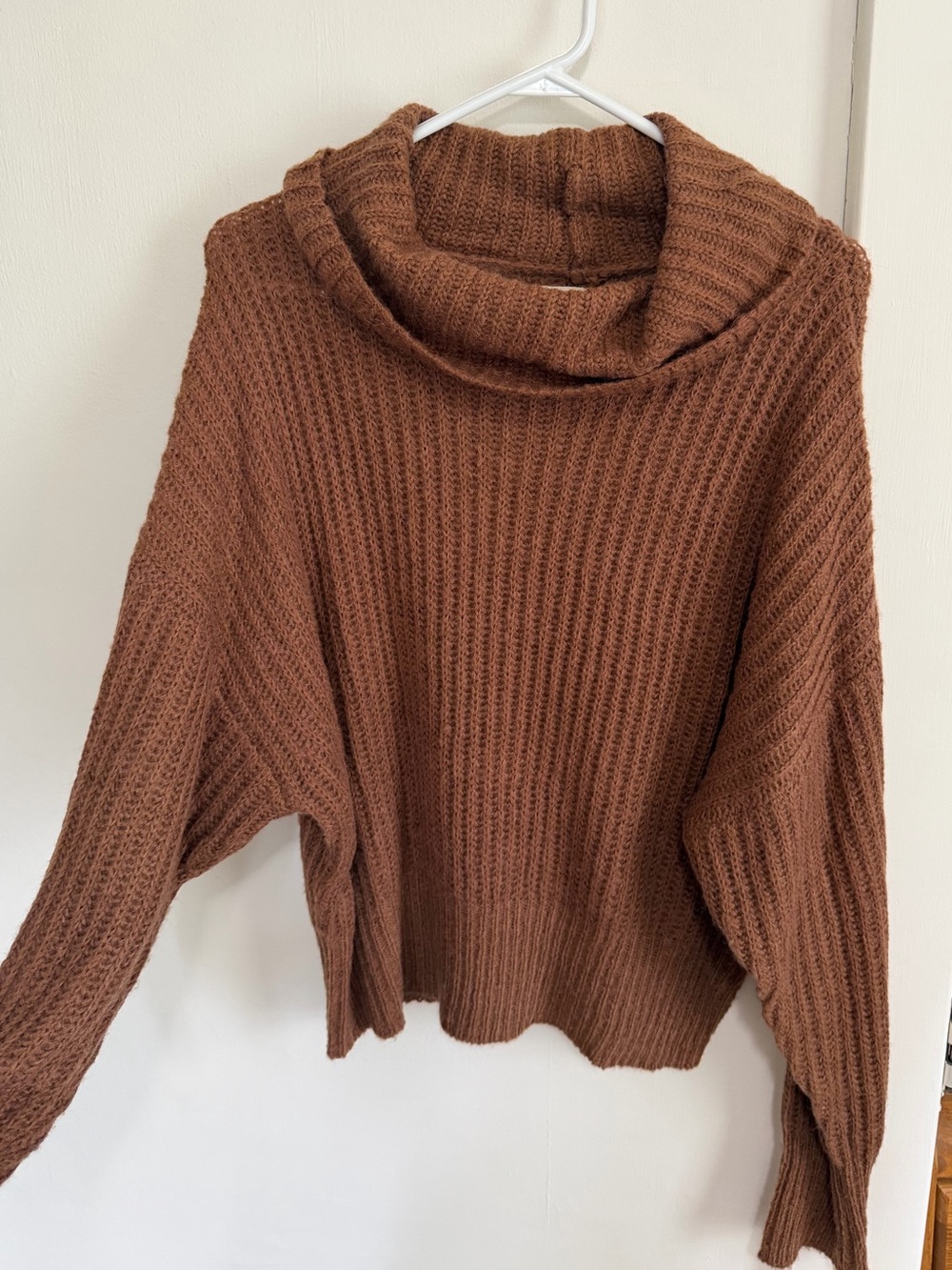 Cozy Brown Turtleneck Sweater